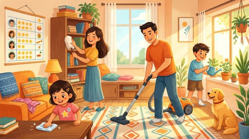 Weekend Chore Ideas: Fostering Independence in Kids by Age Group
