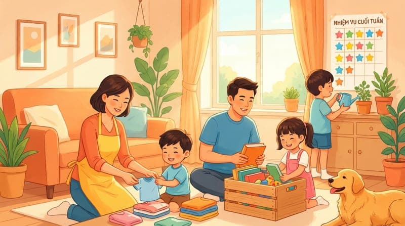 Weekend Chore Suggestions: Teaching Independence Through Personal Belongings