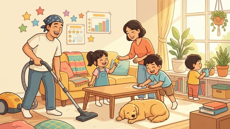 Age-Appropriate Chores: Kids Take Initiative, Moms Stay Stress-Free