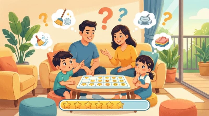 Cách rèn tính tự giác làm việc nhà cho trẻ không cần hò hét