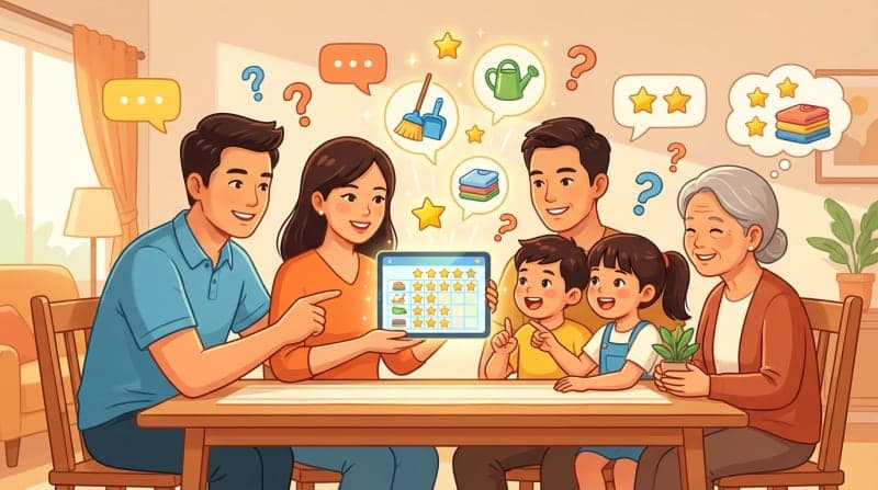 Cách quản lý việc nhà cho bé: Đánh giá 4 phương pháp phổ biến