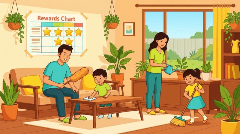 Dạy trẻ tự lập: Danh sách việc nhà cuối tuần theo từng độ tuổi