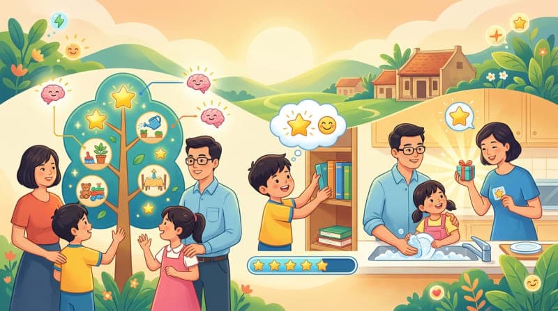 Hiệu Ứng Dopamine: Bí Quyết Vàng Giúp Trẻ Tự Giác Làm Việc Nhà