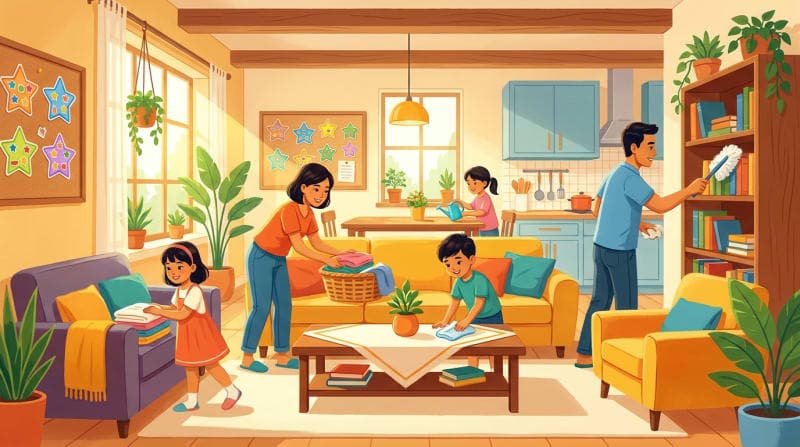 Gợi Ý Việc Nhà Cuối Tuần Theo Độ Tuổi Cho Bé Tự Lập