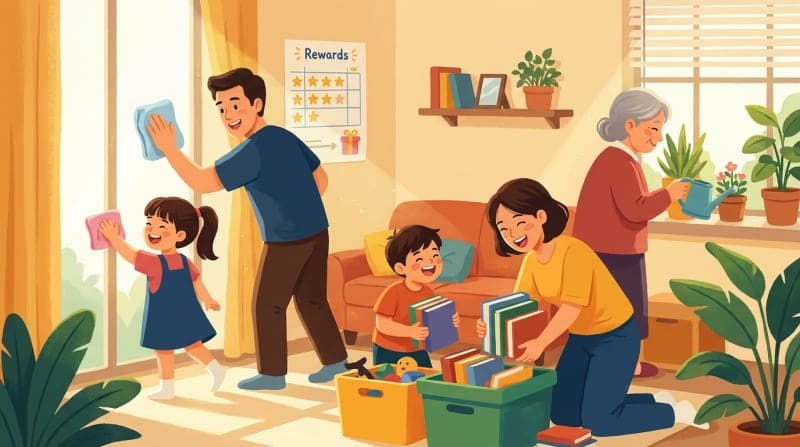 🏠 BẬT CHẾ ĐỘ "NHIỆM VỤ CUỐI TUẦN" - RÈN TÍNH TỰ LẬP CHO CON