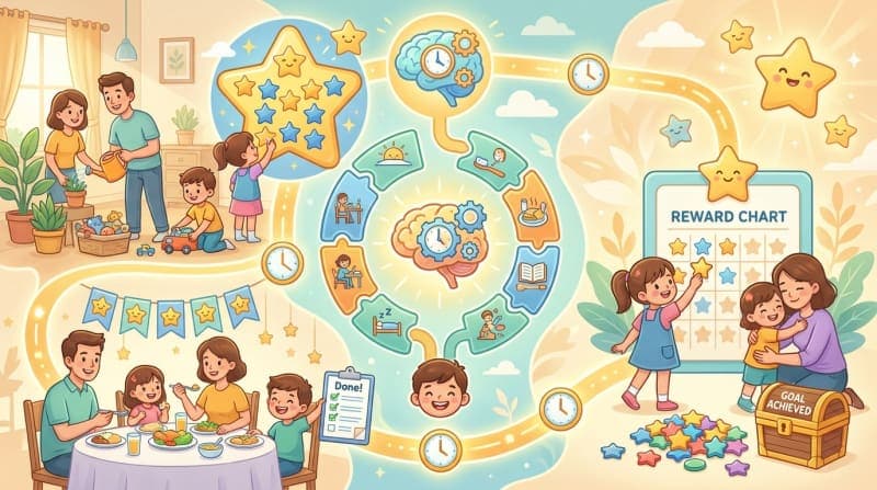 Giải mã tâm lý: Vì sao lịch trình cố định giúp trẻ tự lập?